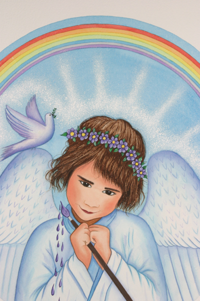 Artist Angel  Print