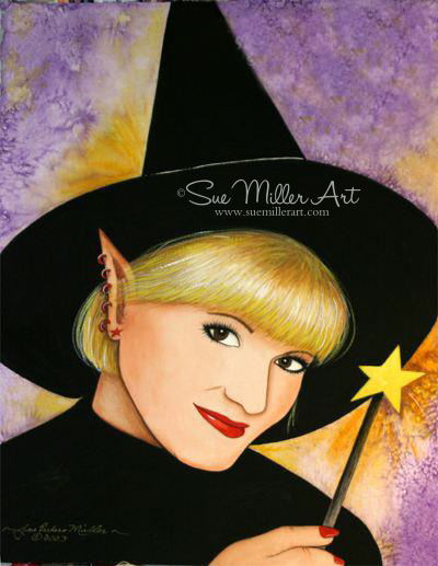 Halloween Elf Print