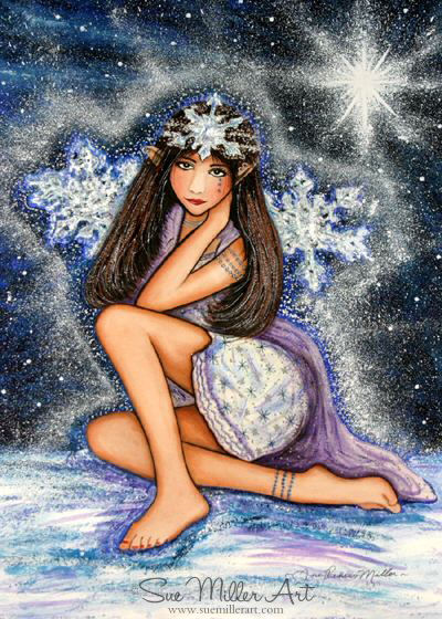 Snow Queen Elf Print